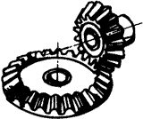 齒輪基本術語錐齒輪、準雙曲面齒輪及其齒輪副