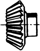 齒輪基本術語錐齒輪、準雙曲面齒輪及其齒輪副